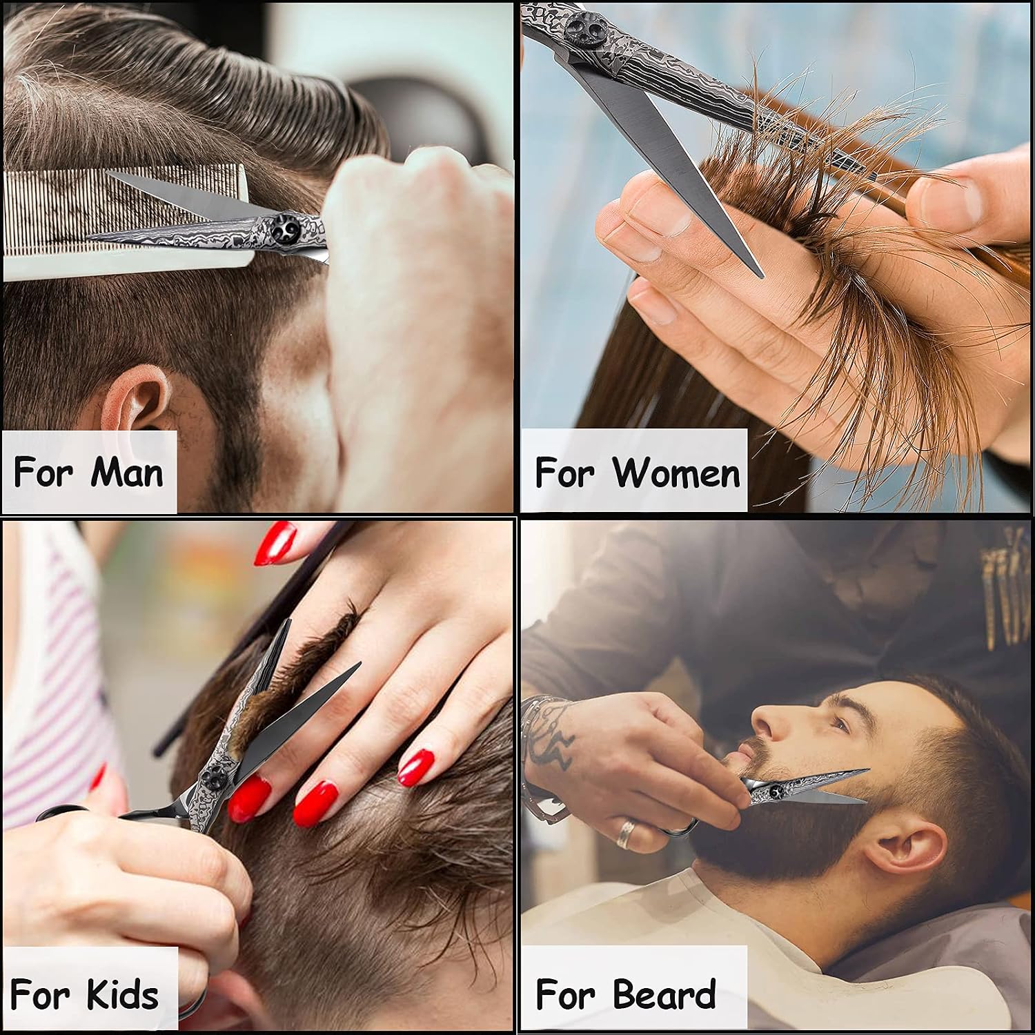 Thumbnail 4 de PURPLEBIRD Forbici 6 pollici professionali per capelli ✂
