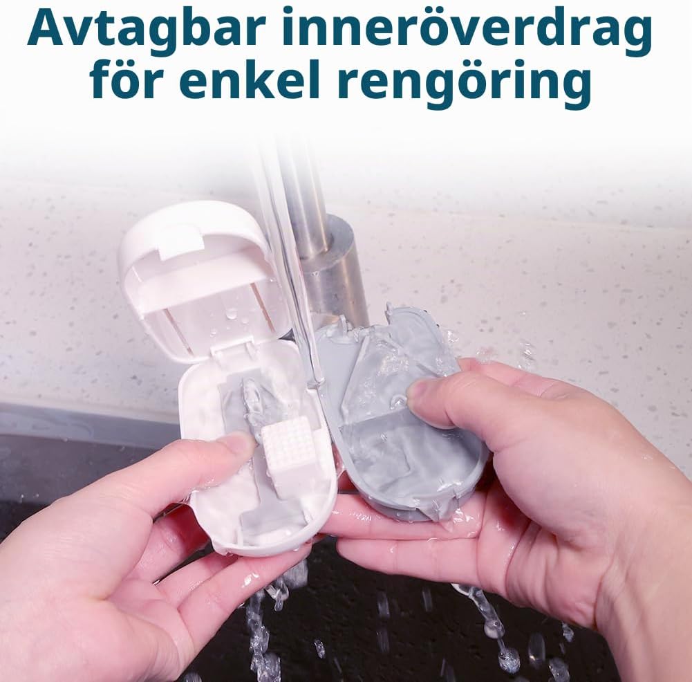 Detalle 2 de AOGOE tablettdelare med förvaring och roterande inställning