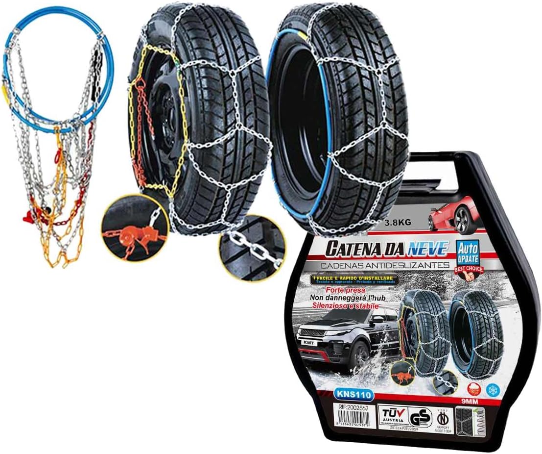 Detalle de Catene Da Neve 245/60R15 – 245/60R16 – 235/70R15, 245/55R16, 235/60R16, 225/65R16, 215/70R16: compatibilità e uso su strade innevate