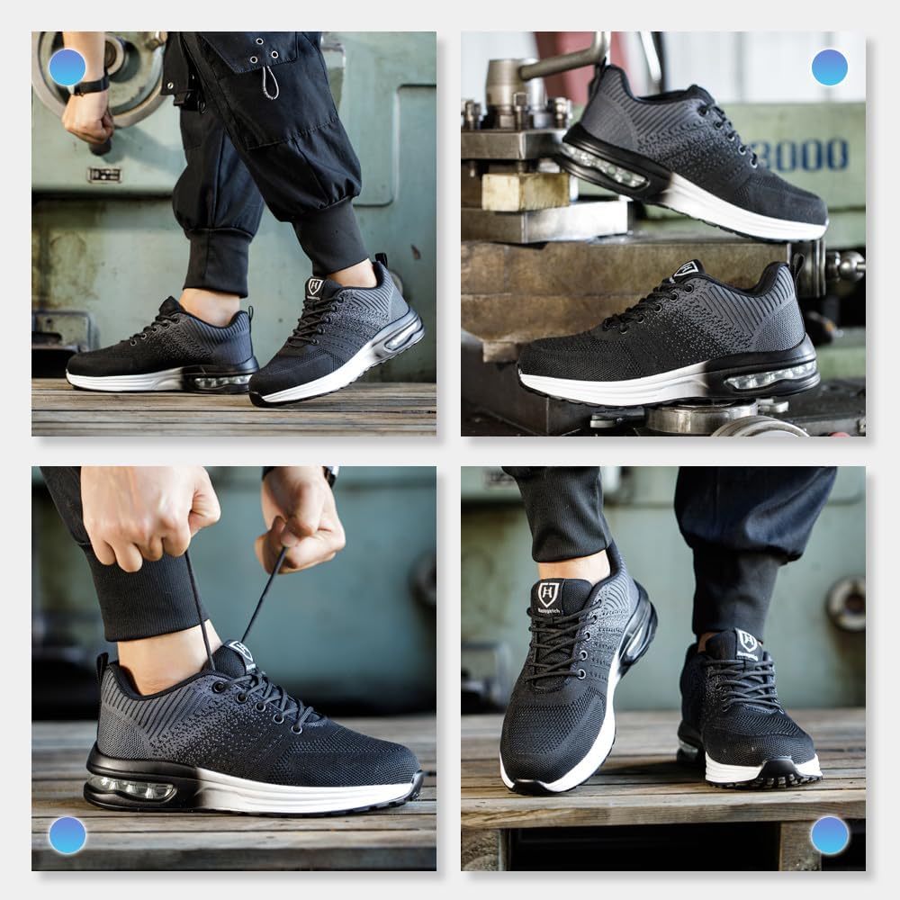 Detalle 2 de Nasogetch Sicherheitsschuhe Stahlkappenschuhe