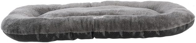 Detalle 2 de Mon ami Luki Coussin ovale Lines anti-dérapant gris pour chien (XL)