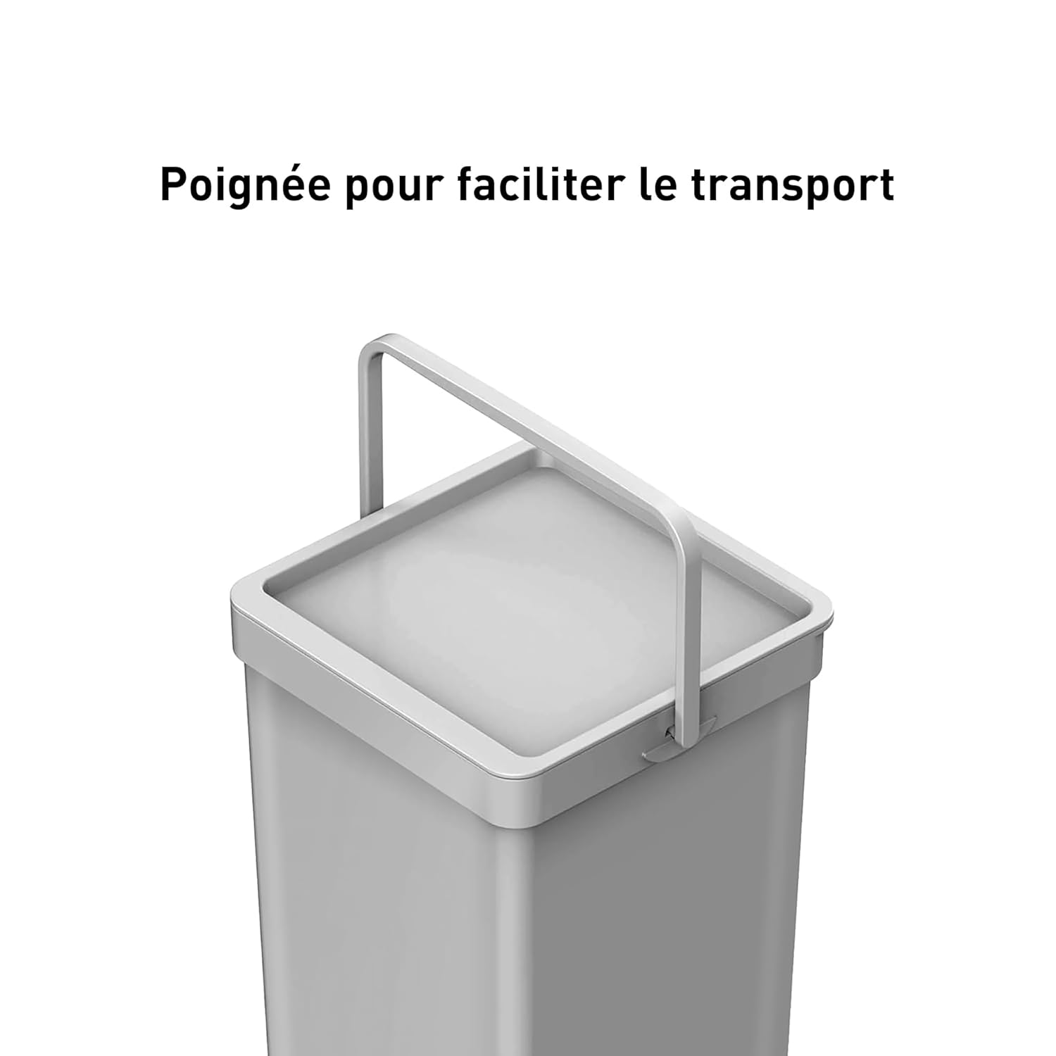 Detalle 2 de EKO Poubelle Cuisine Double Tri 2 Compartiments 20L + 15L Extractible sous Évier avec Rails Coulissants