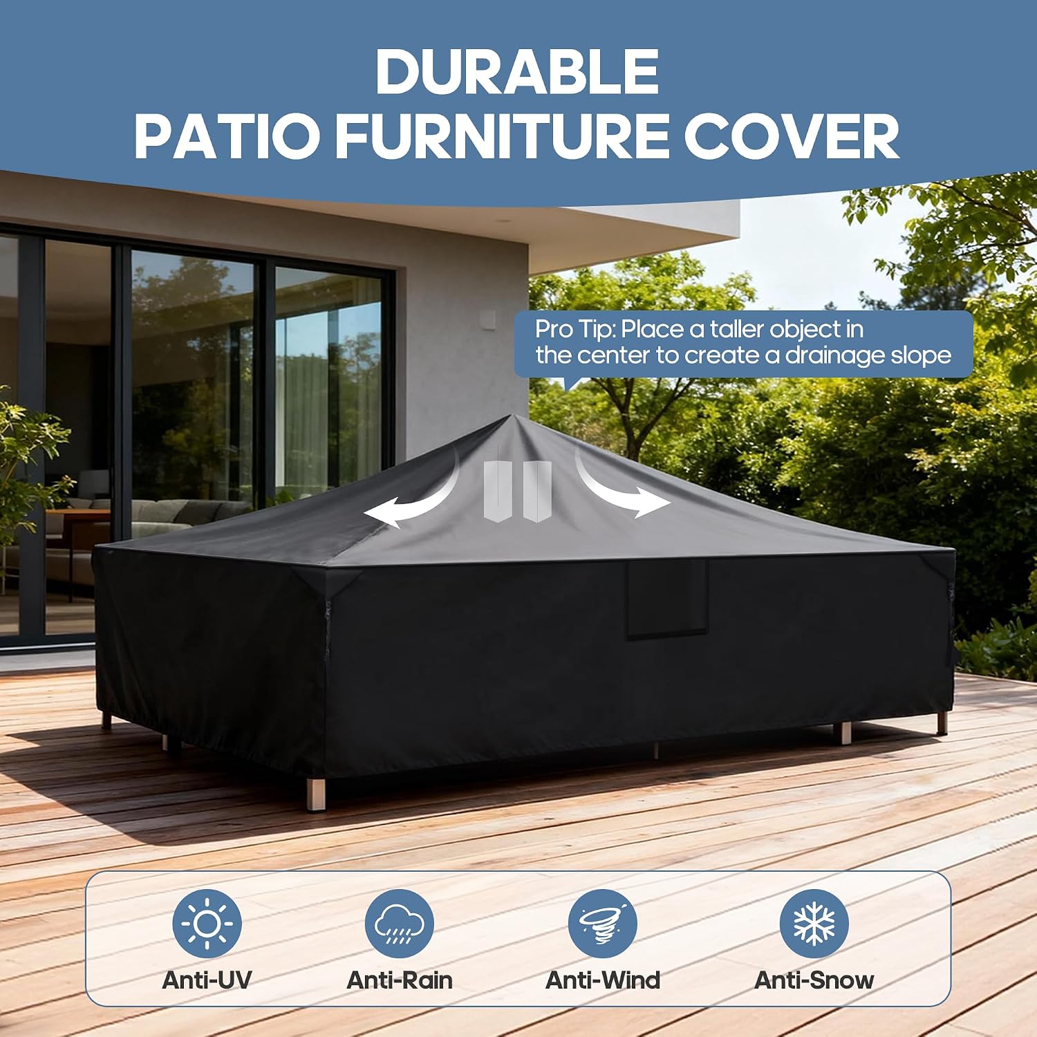 Thumbnail 4 de DUMOS Outdoor Furniture Cover 600D