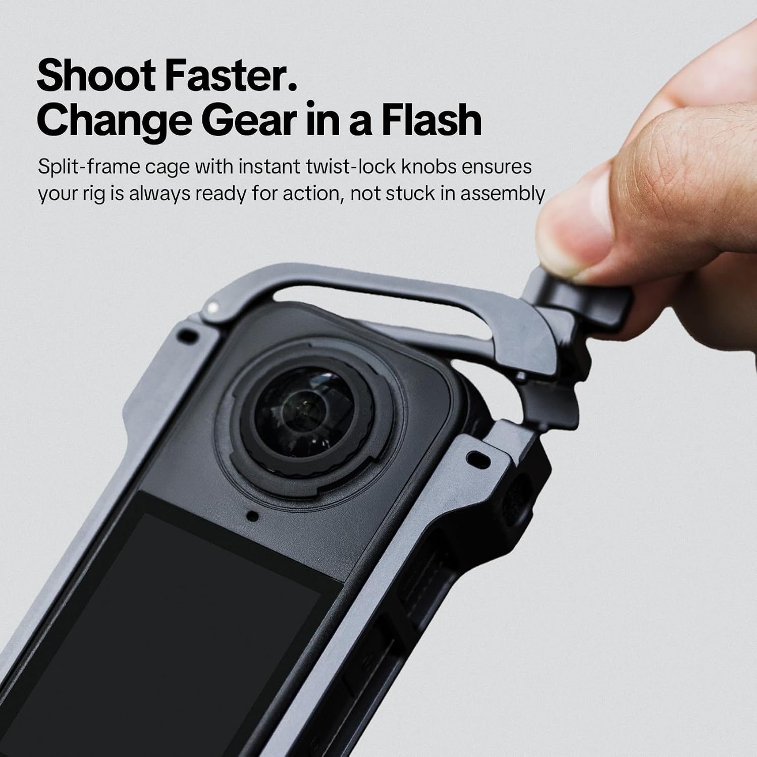 Detalle de PGYTECH Kamera-Käfig für Insta360 X4 Air