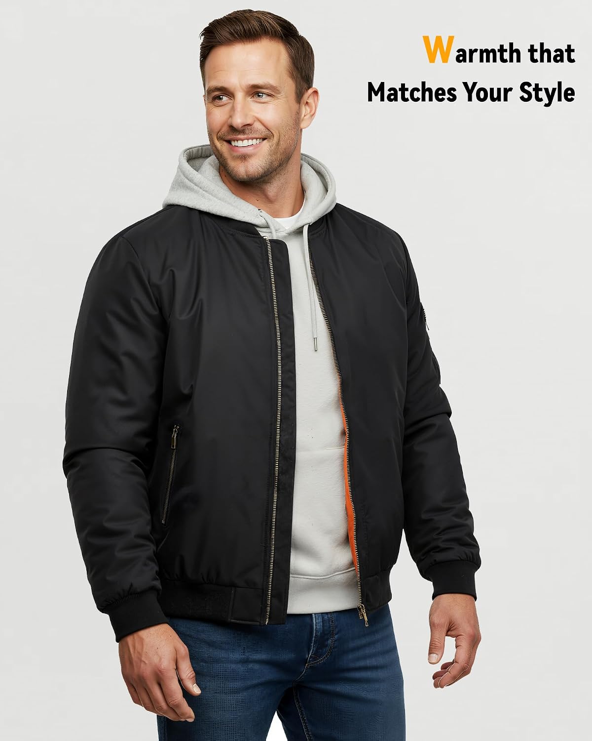 Detalle 1 de Wulcea WX-184F Graphene Heated Jacket for Men, 12V, 18,400mAh