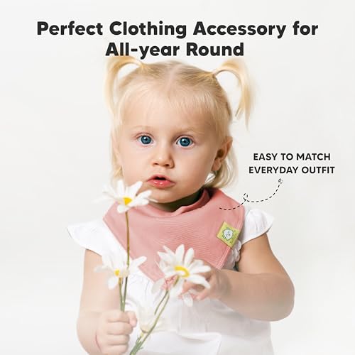 Thumbnail 7 de KeaBabies 8-Pack Organic Baby Bandana Bibs for Girls