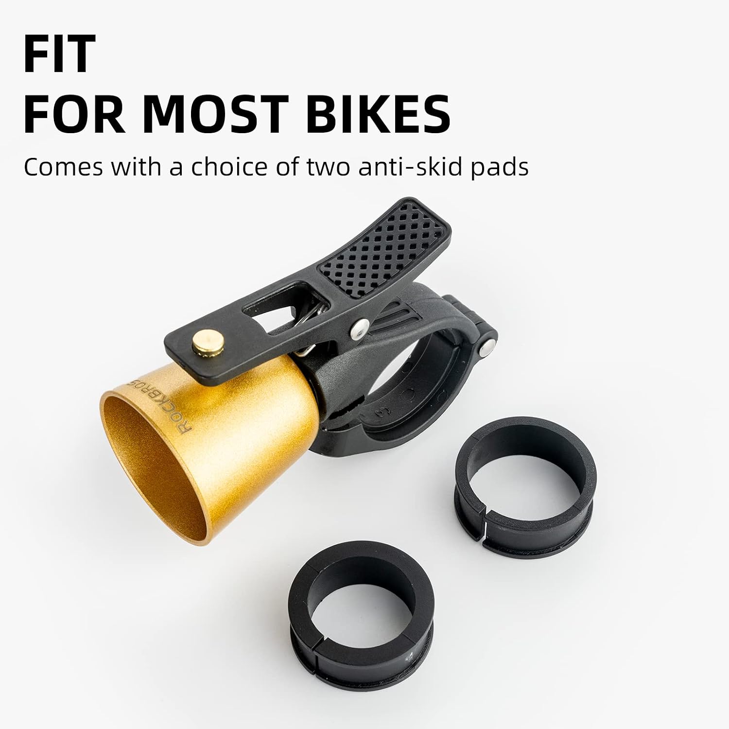 Detalle de ROCKBROS Bike Bell Brass Alloy
