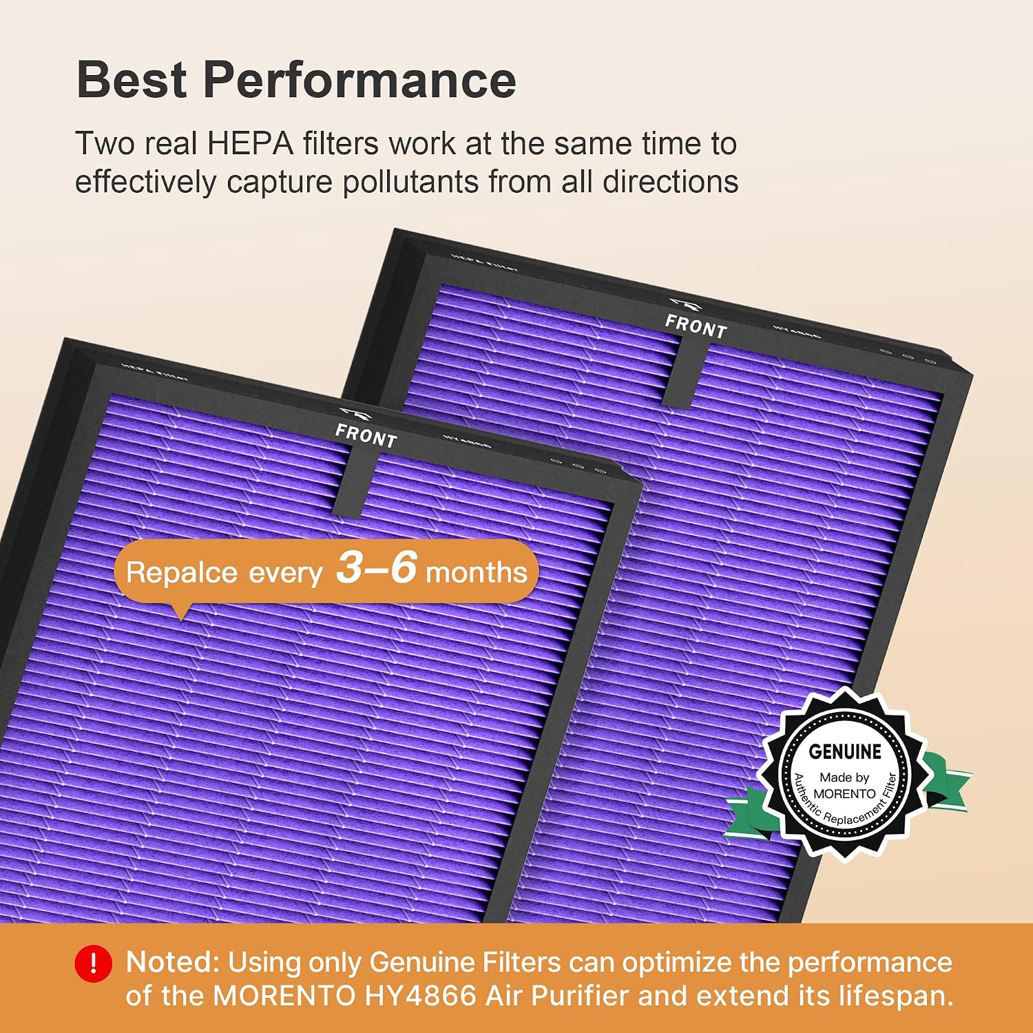 Thumbnail 6 de MORENTO HEPA Air Purifier Filter, HY4866