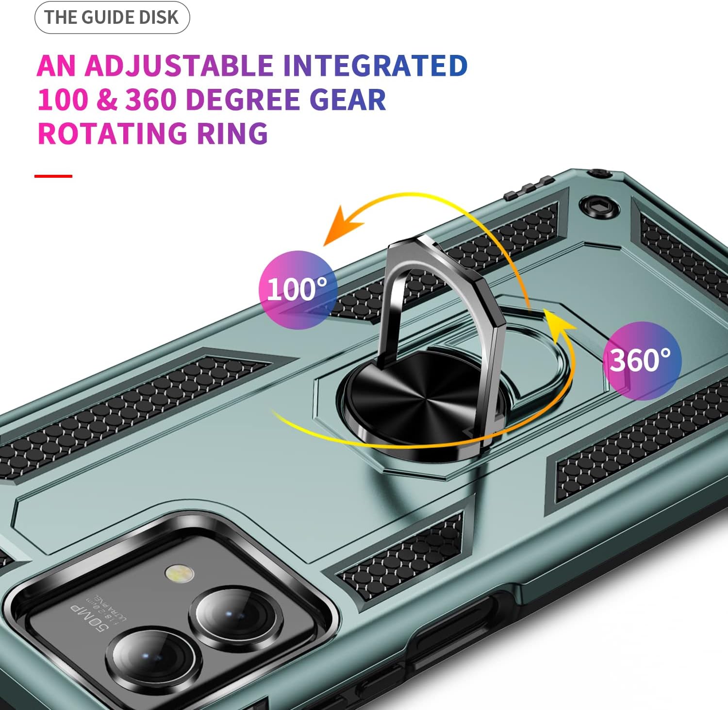 Thumbnail 5 de WVOZWWO Moto G Stylus 5G 2023 Case with Screen Protector and Ring Kickstand