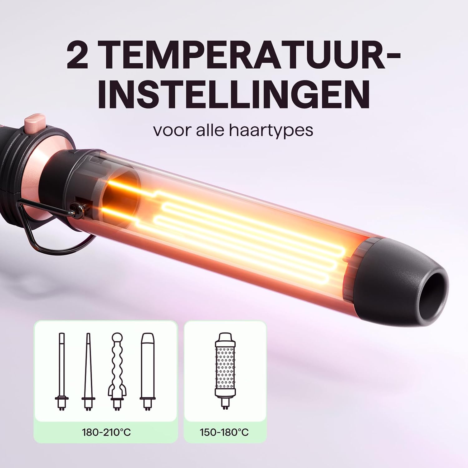 Thumbnail 6 de Wavytalk Lockenstab 5-in-1 met thermische borstel en keramische coating