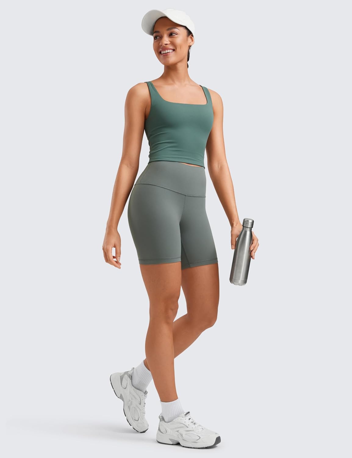 Thumbnail 6 de CRZ YOGA Butterluxe : shorts de yoga taille haute pour femme (10/15/20 cm)