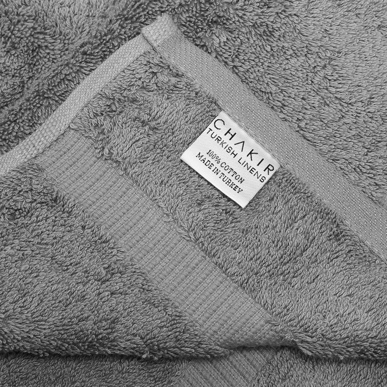 Thumbnail 5 de Chakir Turkish Linens 27x54 Towels Gray