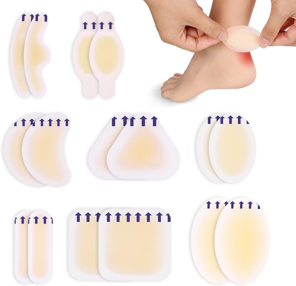 Detalle de ACWOO blisterplåster, 16-pack med osynlig och vattentät hydrokolloidgel