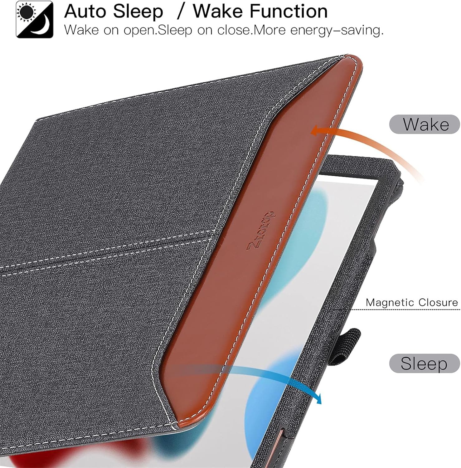 Thumbnail 4 de ZtotopCases iPad 10.2-inch 2021 leather folio case