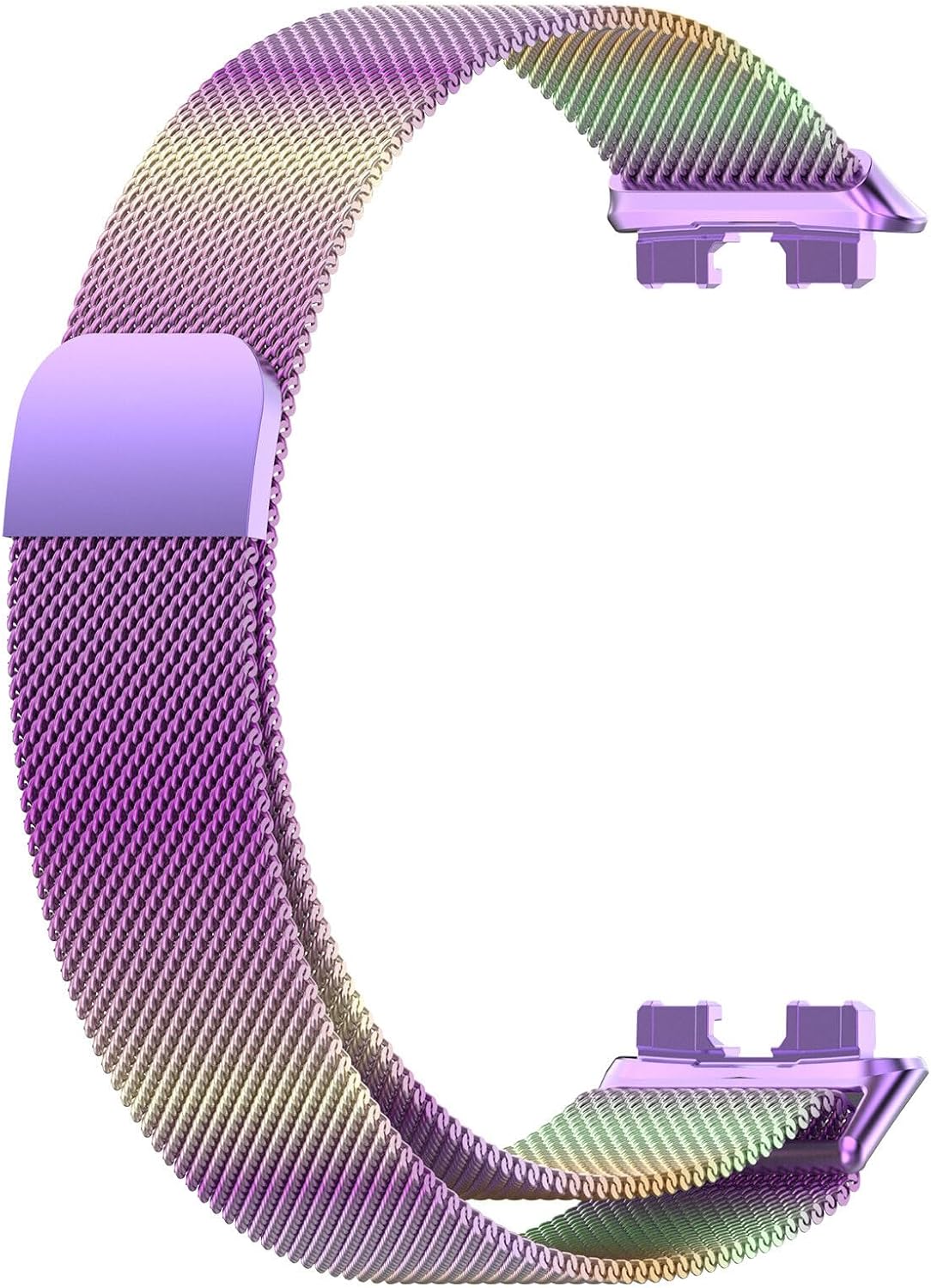 Detalle de Panda Bobo Milanese Stainless Steel Strap for Huawei Band 8/9/10