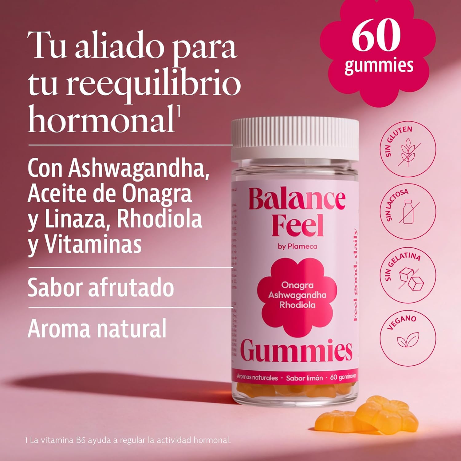 Thumbnail 1 de Balance Feel 60 Gummies equilibrio hormonal 🍋