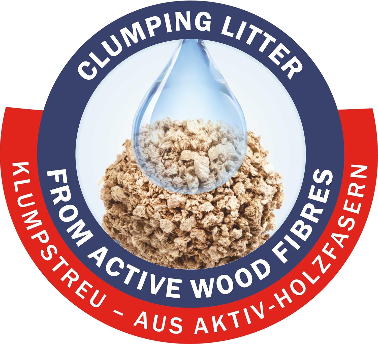 Detalle de Cat's Best Arena Gatos Aglomerante EcoPlus 40L (17,2 kg) – Arena biodegradable de fibra vegetal