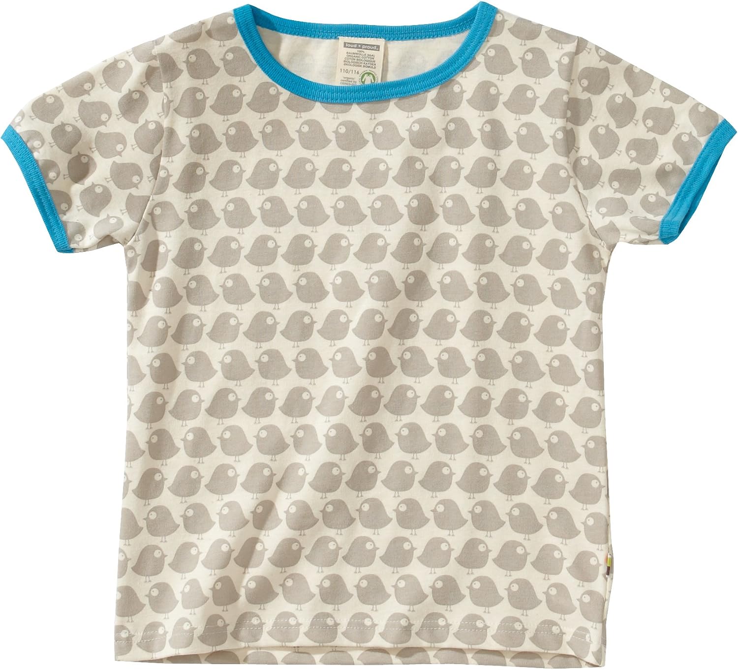 Detalle 2 de loud + proud Unisex Baby T-Shirt 204 – 100% Baumwolle, SHIRT