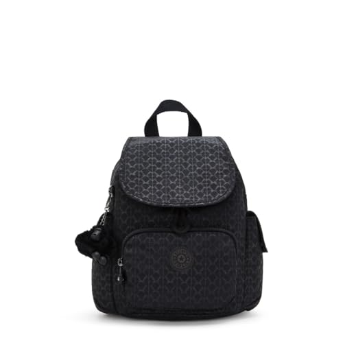 Detalle de Kipling City Pack Mini Mochila Pequeña Signature Emb