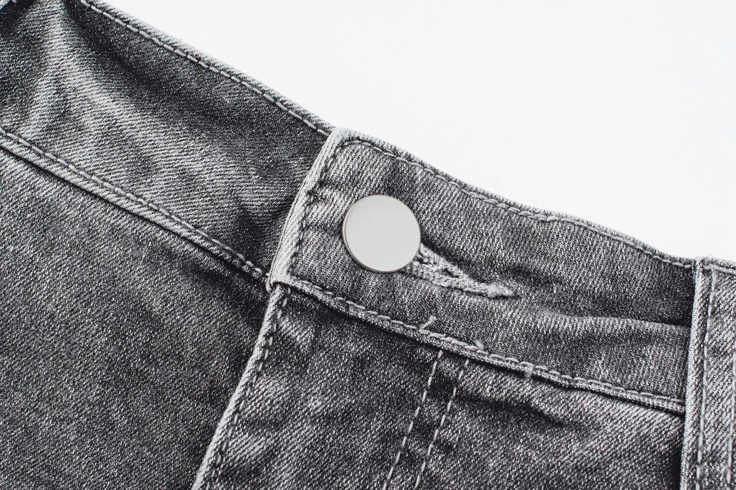 Thumbnail 6 de JMIERR Herren Baggy Jeans aus Baumwolle mit Stretch – Vintage Loose Fit für Streetwear & Freizeit