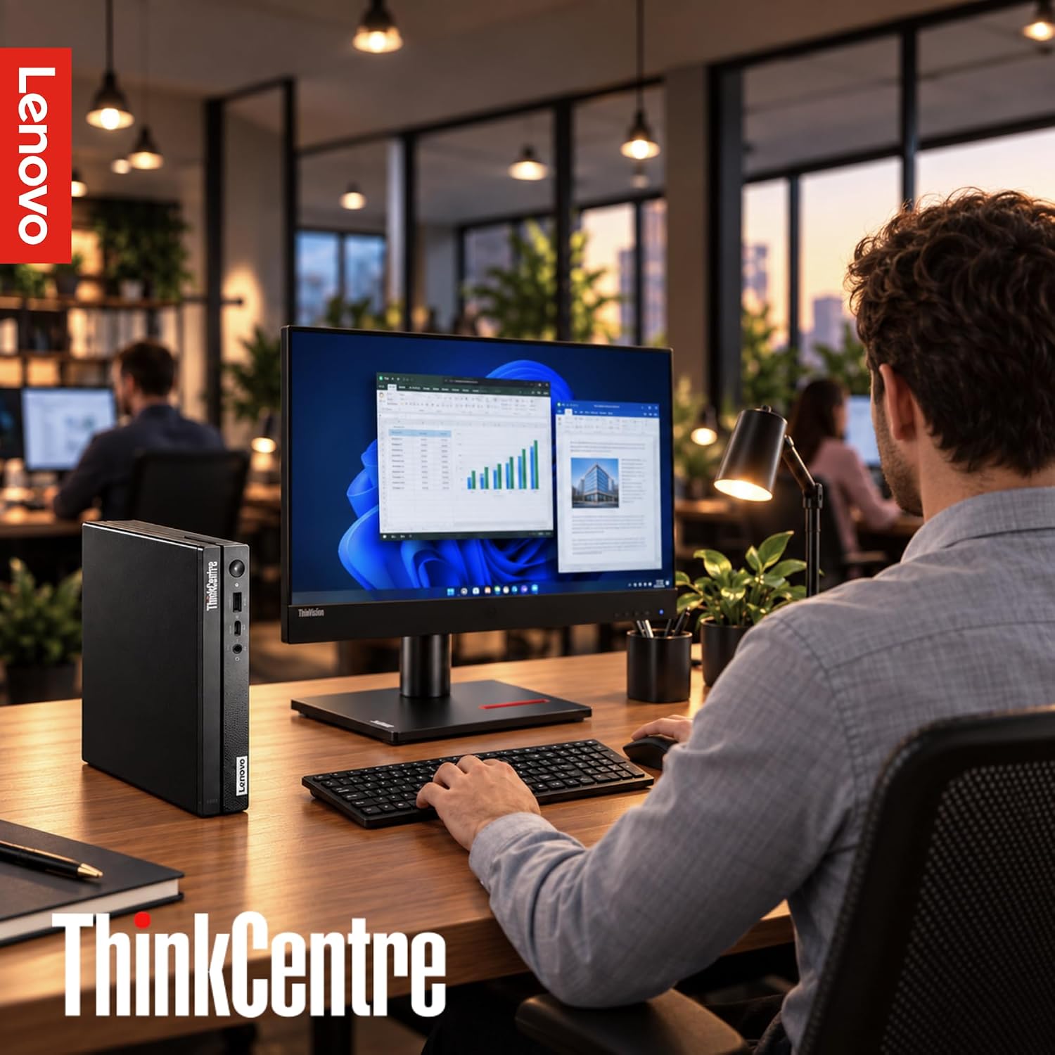 Detalle 2 de Lenovo Mini Desktop 512GB SSD