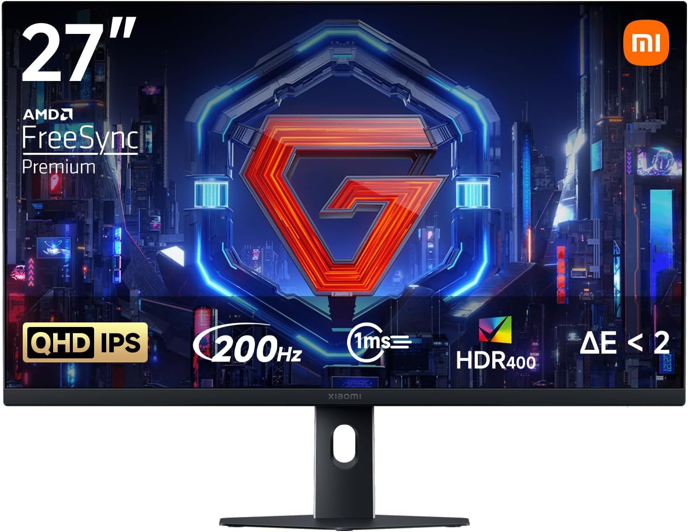 Detalle de Xiaomi G27Qi 27インチ ゲーミングモニター WQHD・200Hz・Fast IPS