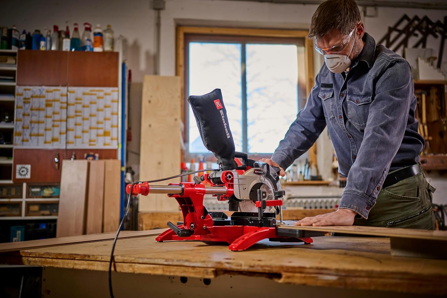 Thumbnail 1 de Einhell TC-SM 2131/1 Dual scie à onglet 1 800 W