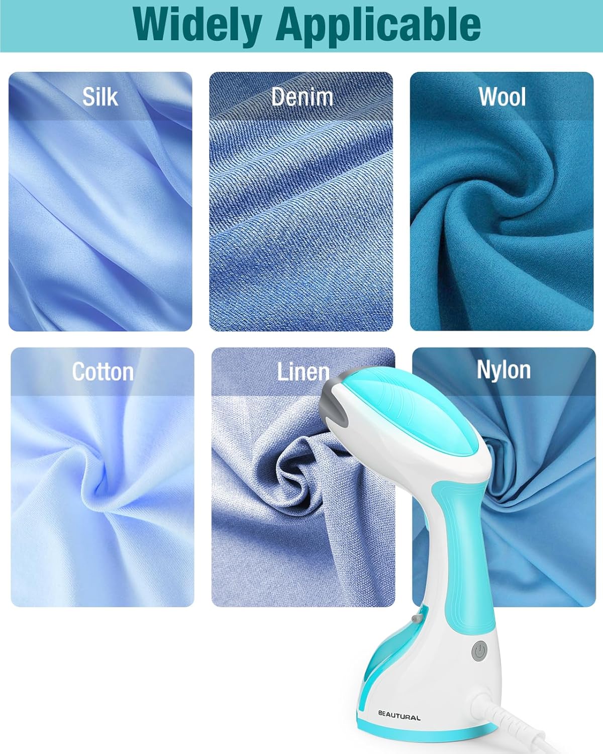 Thumbnail 4 de BEAUTURAL Clothes Steamer 30s heat-up