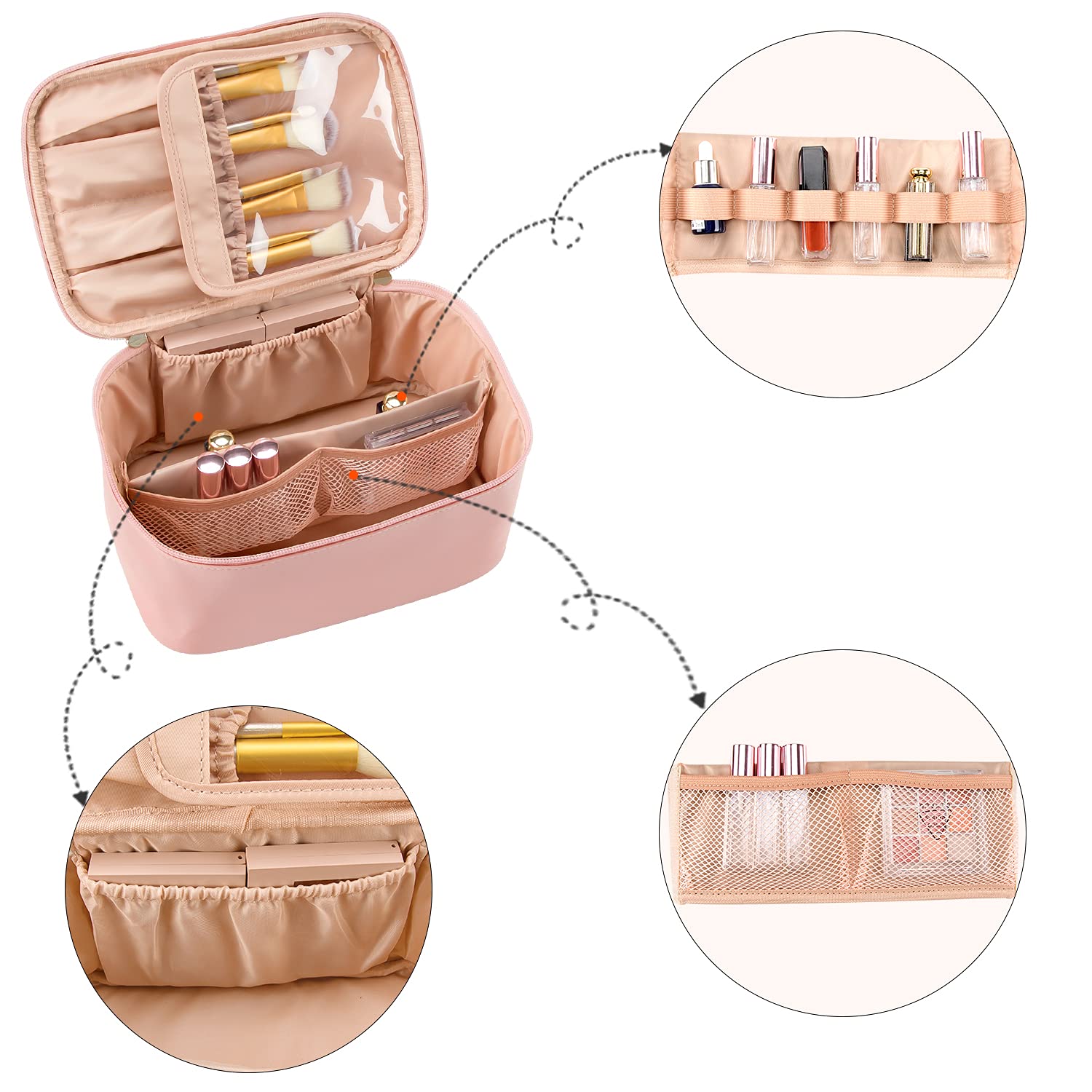 Detalle 2 de Make-up-Tasche Reise-Organizer 9,4 Zoll