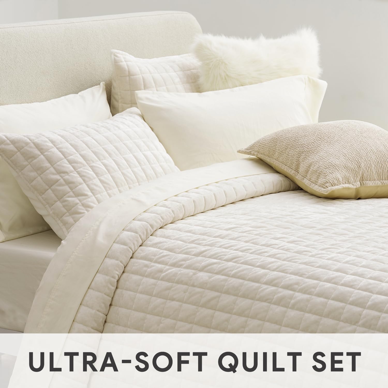 Thumbnail 4 de RECYCO Luxury Velvet Quilt Set King