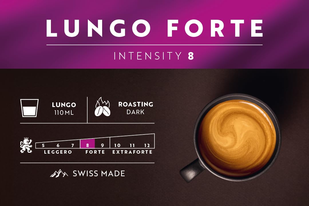 Detalle de Café Royal Lungo Forte 36 Nespresso – Gemahlener Rostkaffee