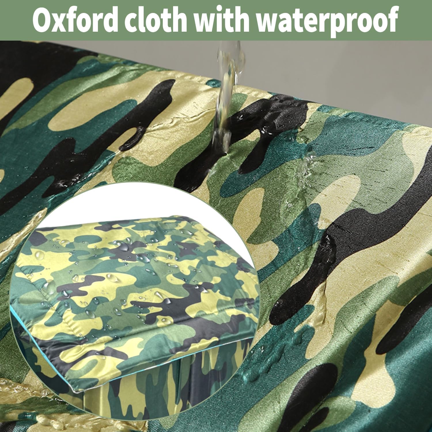 Thumbnail 5 de Outdoor waterproof & rainproof foldable pet shelter (cat house) 45x43x40cm – camouflaged finish