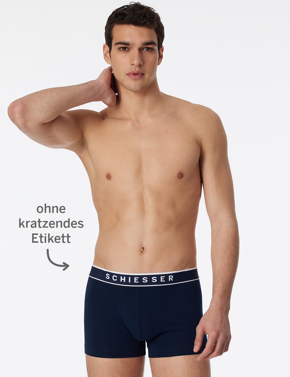 Thumbnail 2 de Schiesser Herren Unterhemd ohne Arm 2er Pack 95/5 Box – komfortabler Basis-Body aus Bio-Baumwolle