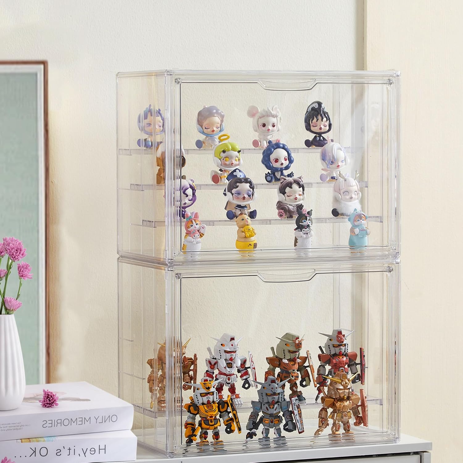 Thumbnail 2 de Clear Acrylic Display Case 14.2in 4-Pack