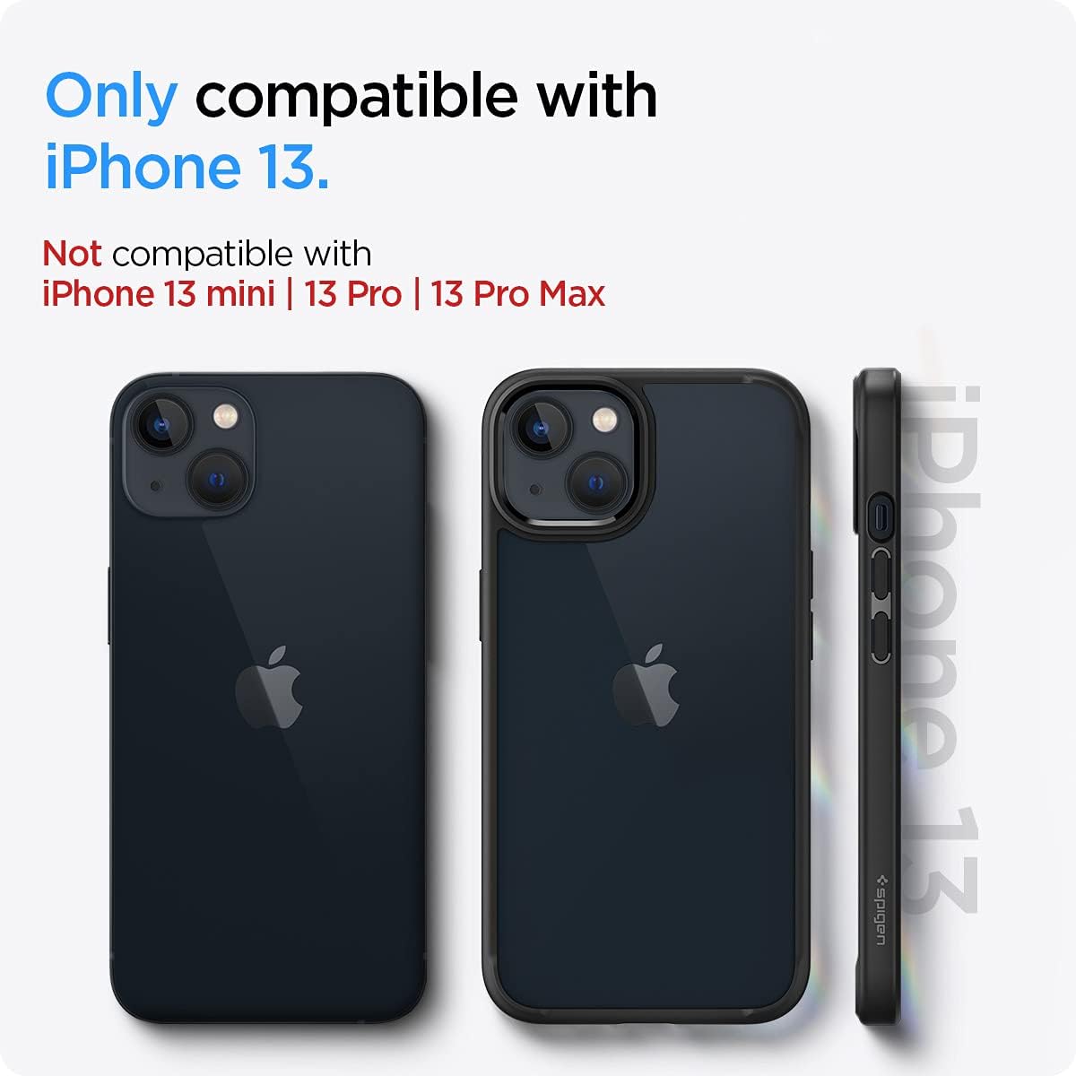 Thumbnail 1 de Spigen Ultra Hybrid pour iPhone 13, anti-jaunissement