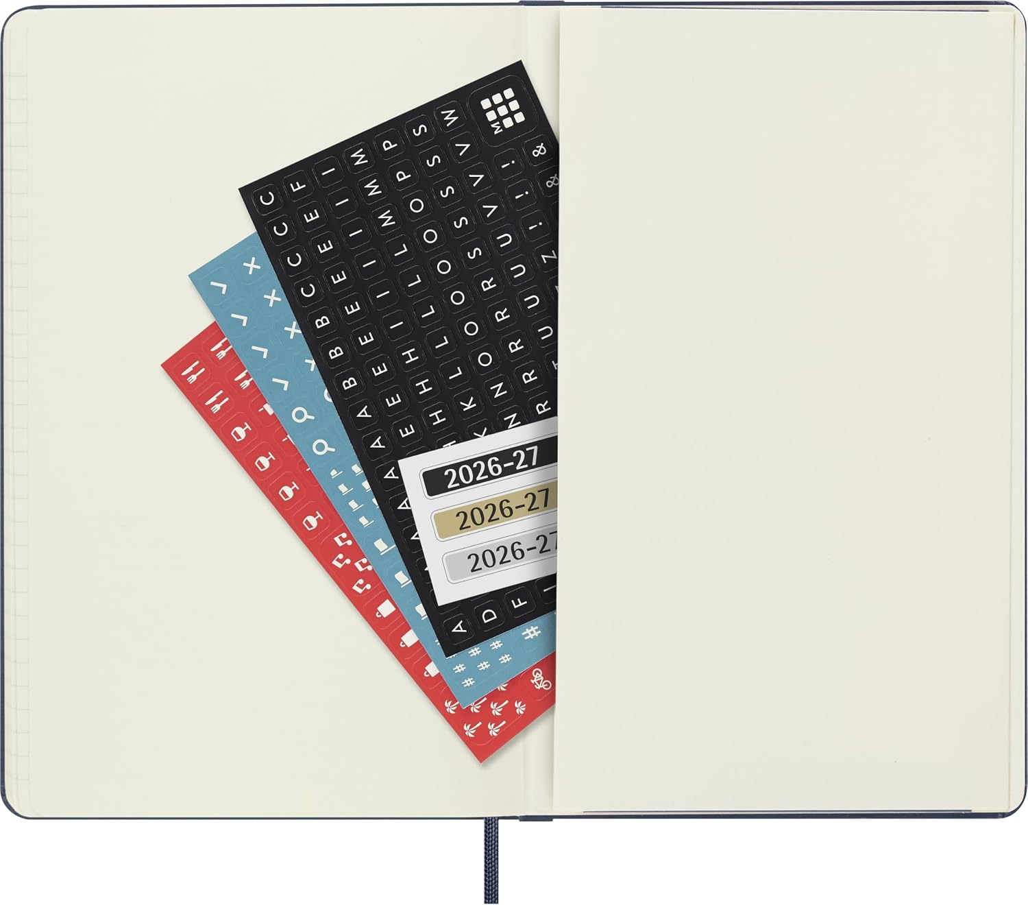 Thumbnail 5 de Moleskine DHB2018WN3Y27 Classic 18-Month Weekly Planner, Large Sapphire Blue