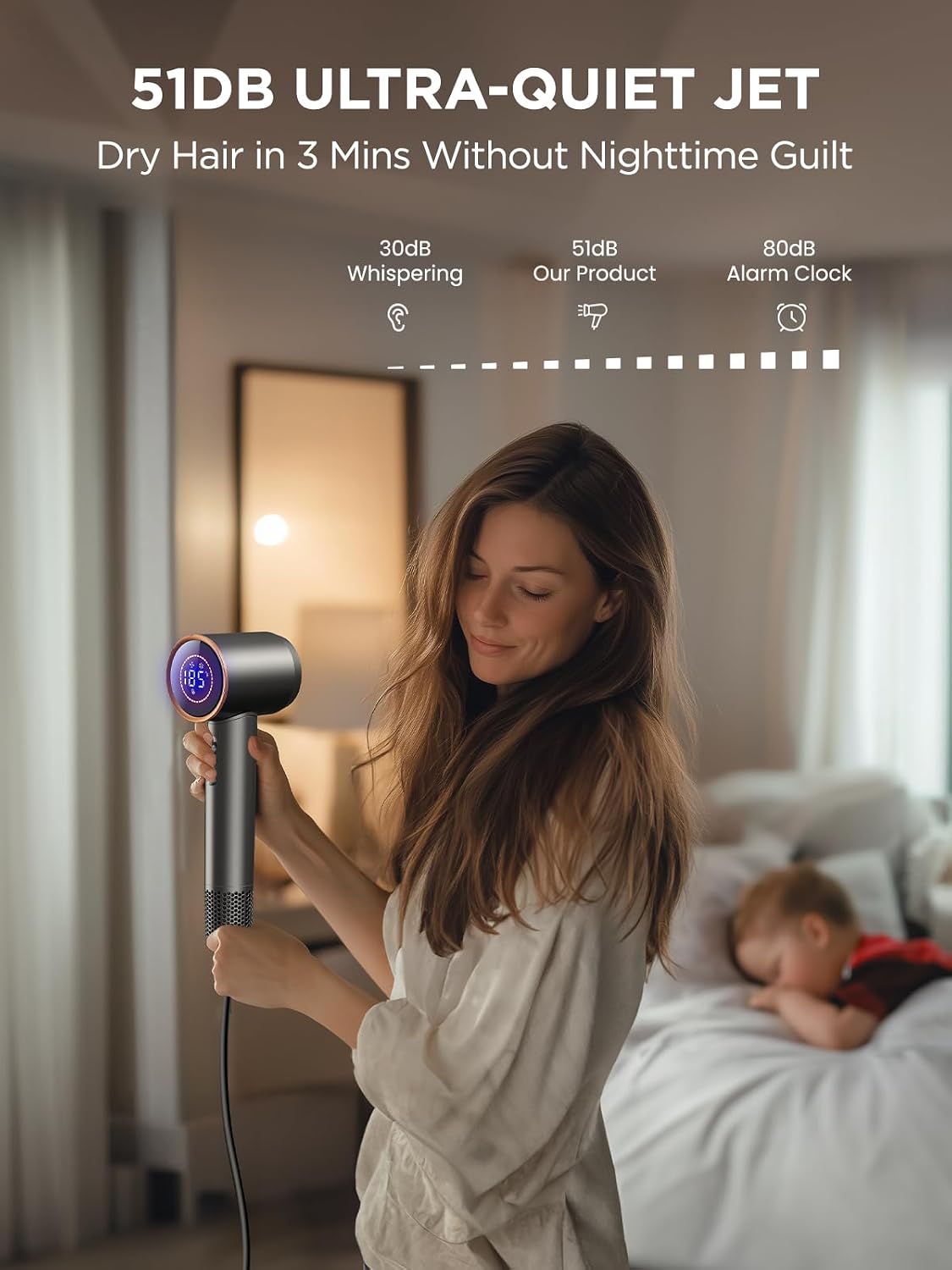 Thumbnail 6 de Dual Voltage Travel Hair Dryer with Diffuser (110-120V/220-240V) by Ready for International Travel