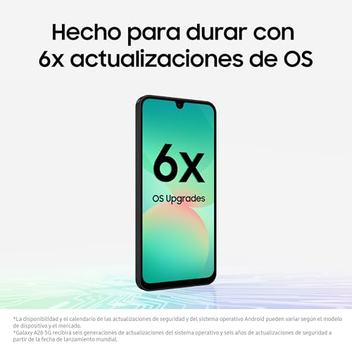 Thumbnail 8 de Samsung Galaxy A26 5G (256GB) — 6GB RAM, cámara de 50MP y garantía extendida 3+1 años