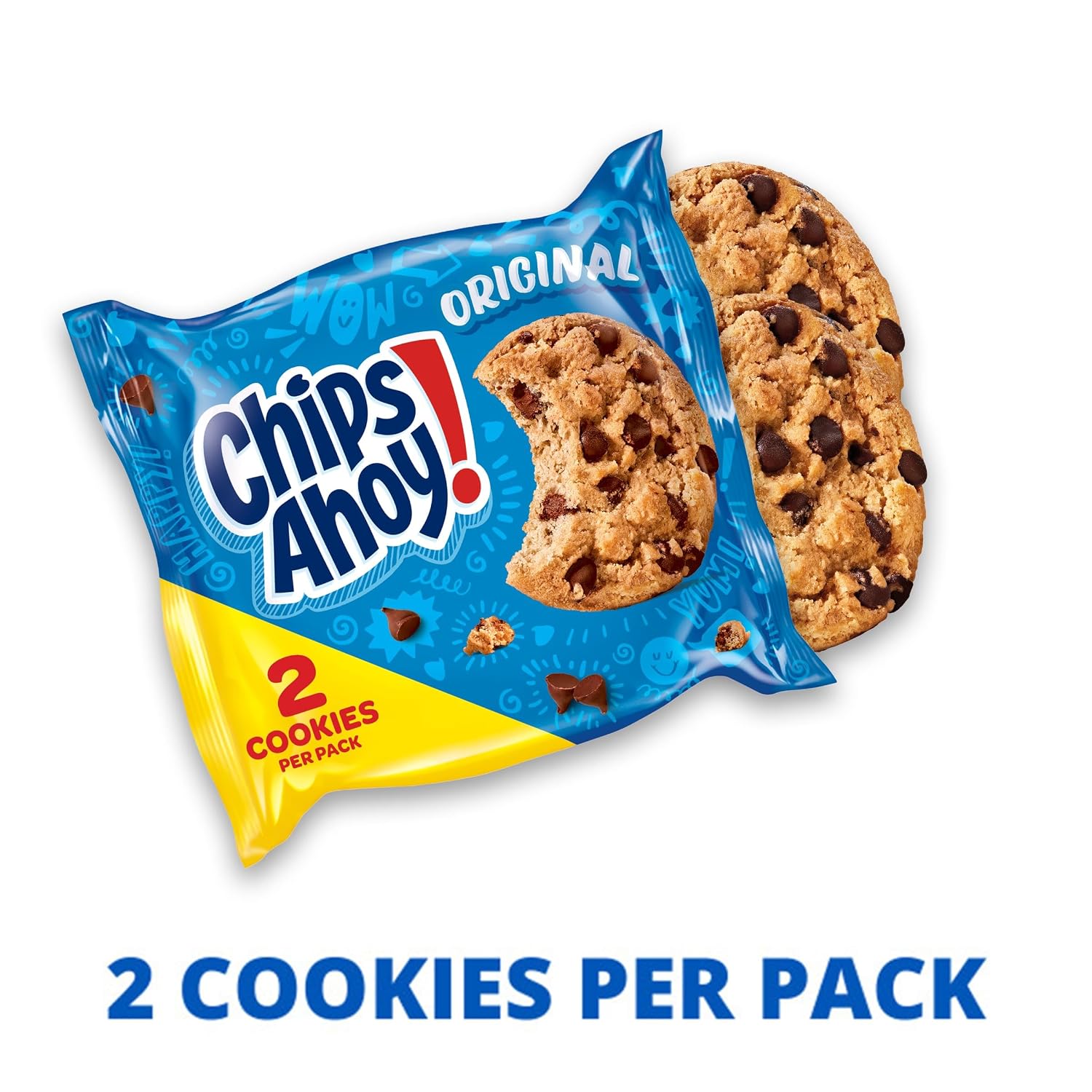 Detalle 1 de CHIPS AHOY! Original Chocolate Chip Cookies, 20 Individually Wrapped Packs