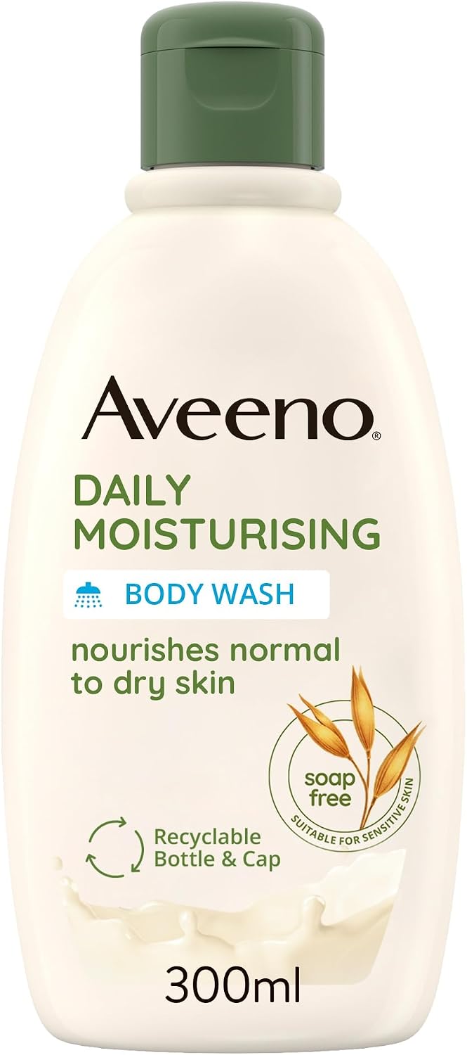 Detalle de Aveeno Daily Moisturising Bagnoschiuma per pelli sensibili (300 ml) con Avena Colloidale