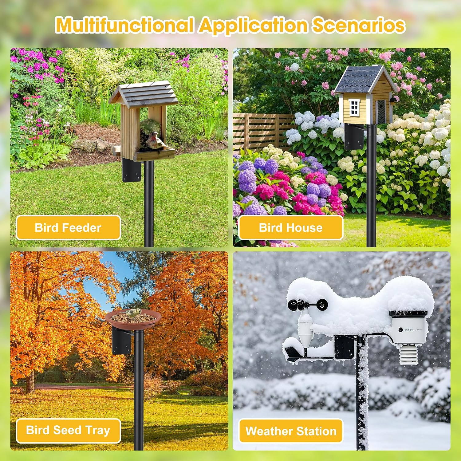 Detalle 2 de Bird Feeder Pole 72 Inch