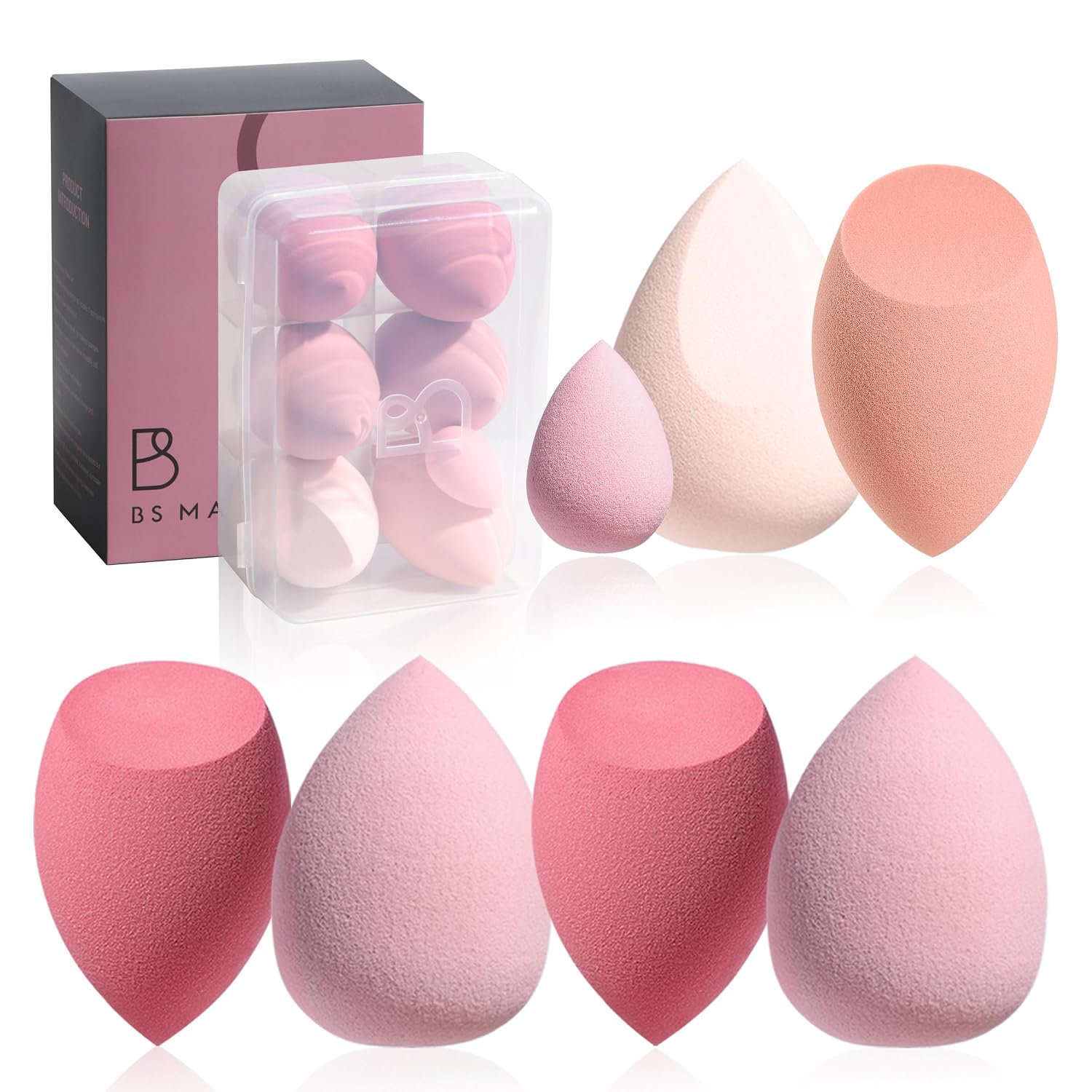 Detalle de Makeup Sponge Set BS-MALL 7-Pc