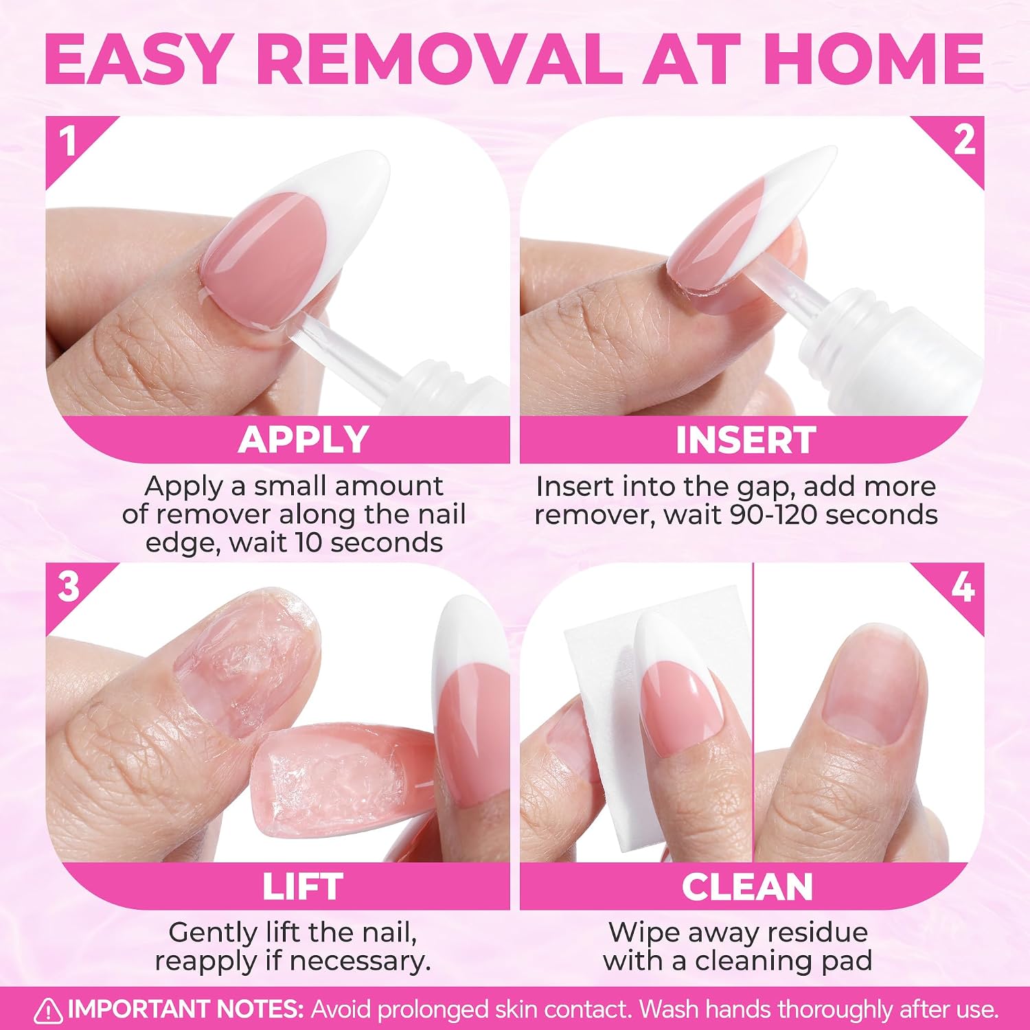 Thumbnail 6 de Luckyfairy CALF-FJ039 Nail Glue Remover, 15 ml Acetone-Free Liquid