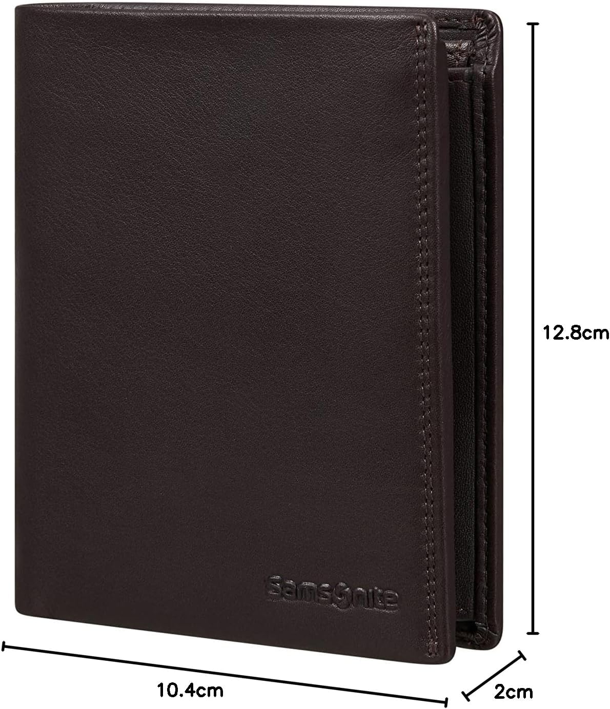 Detalle 2 de Samsonite Attack 2 SLG Geldbörse mit RFID-Schutz – Braun (Ebony Brown)