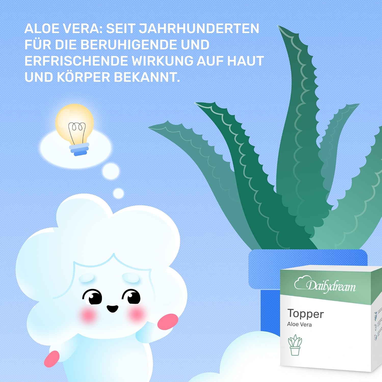 Detalle 1 de Dailydream Matratzen Topper 90x190 5 cm