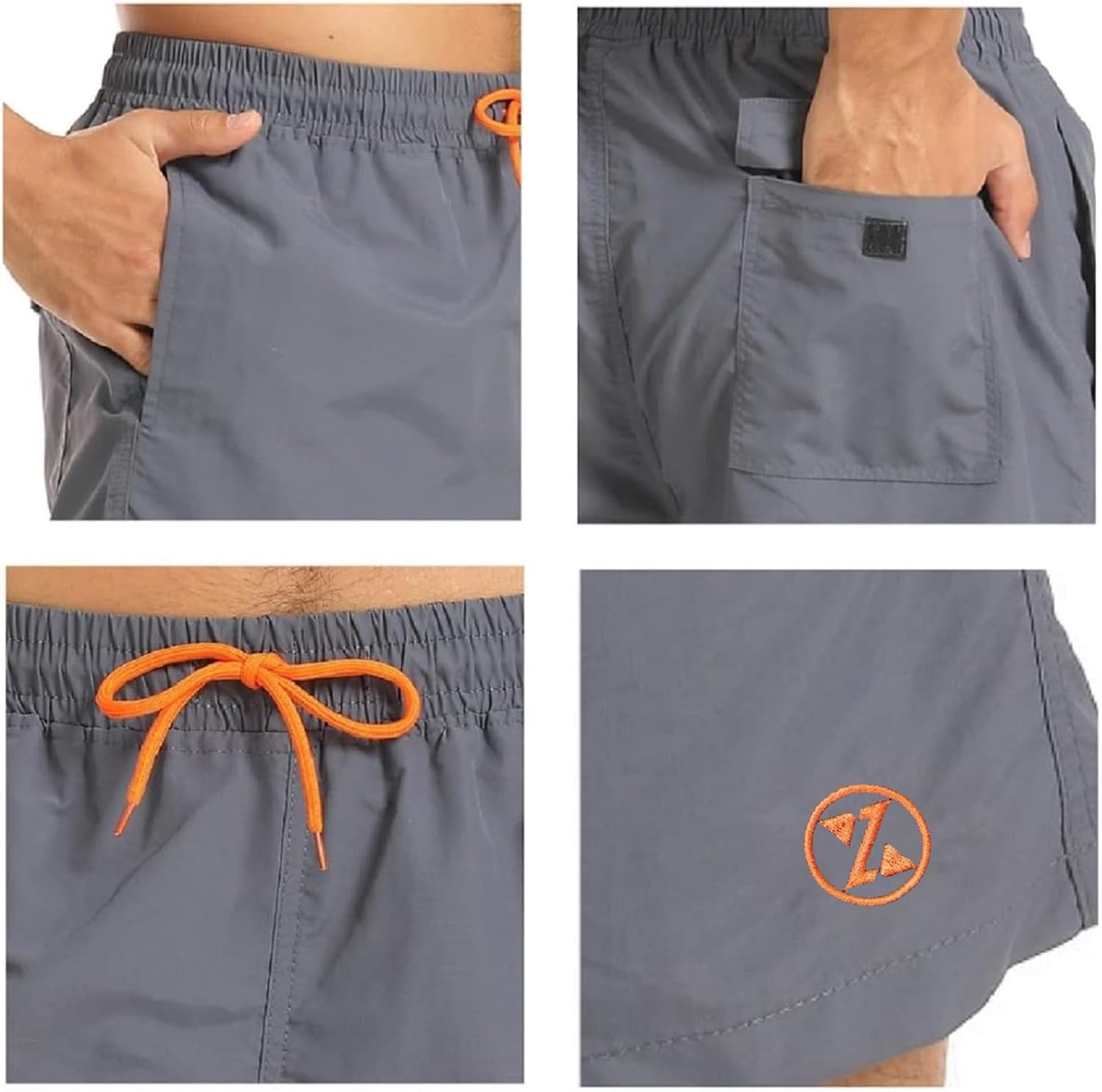 Thumbnail 3 de ZOXOZ Men’s Swimming Shorts: Waterproof Quick-Dry Boardshorts with Mesh Lining
