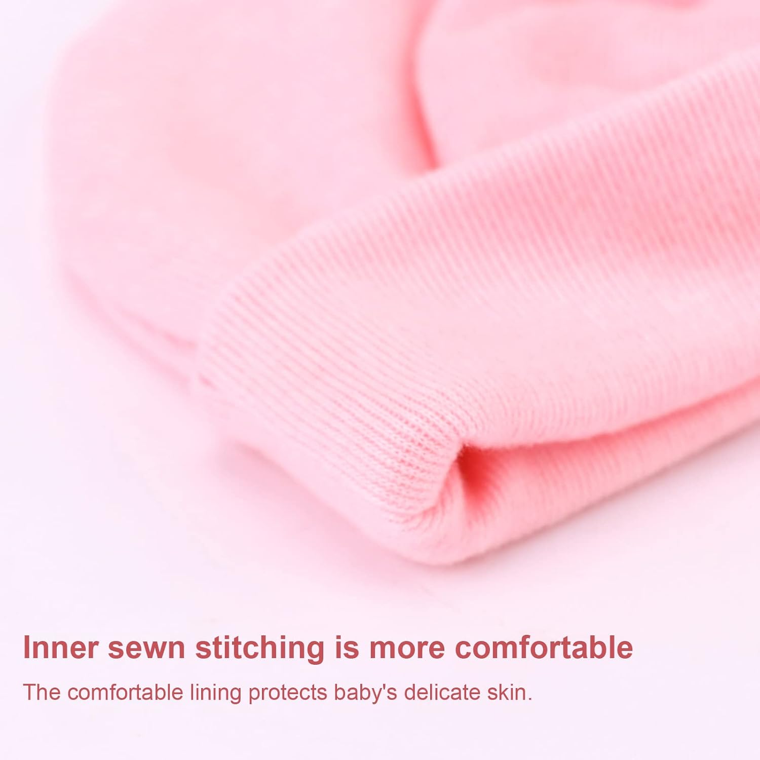 Thumbnail 4 de DRESHOW newborn hat & mittens set (cotton bow design) for 0–6 months – 3 hats and 3 mitts