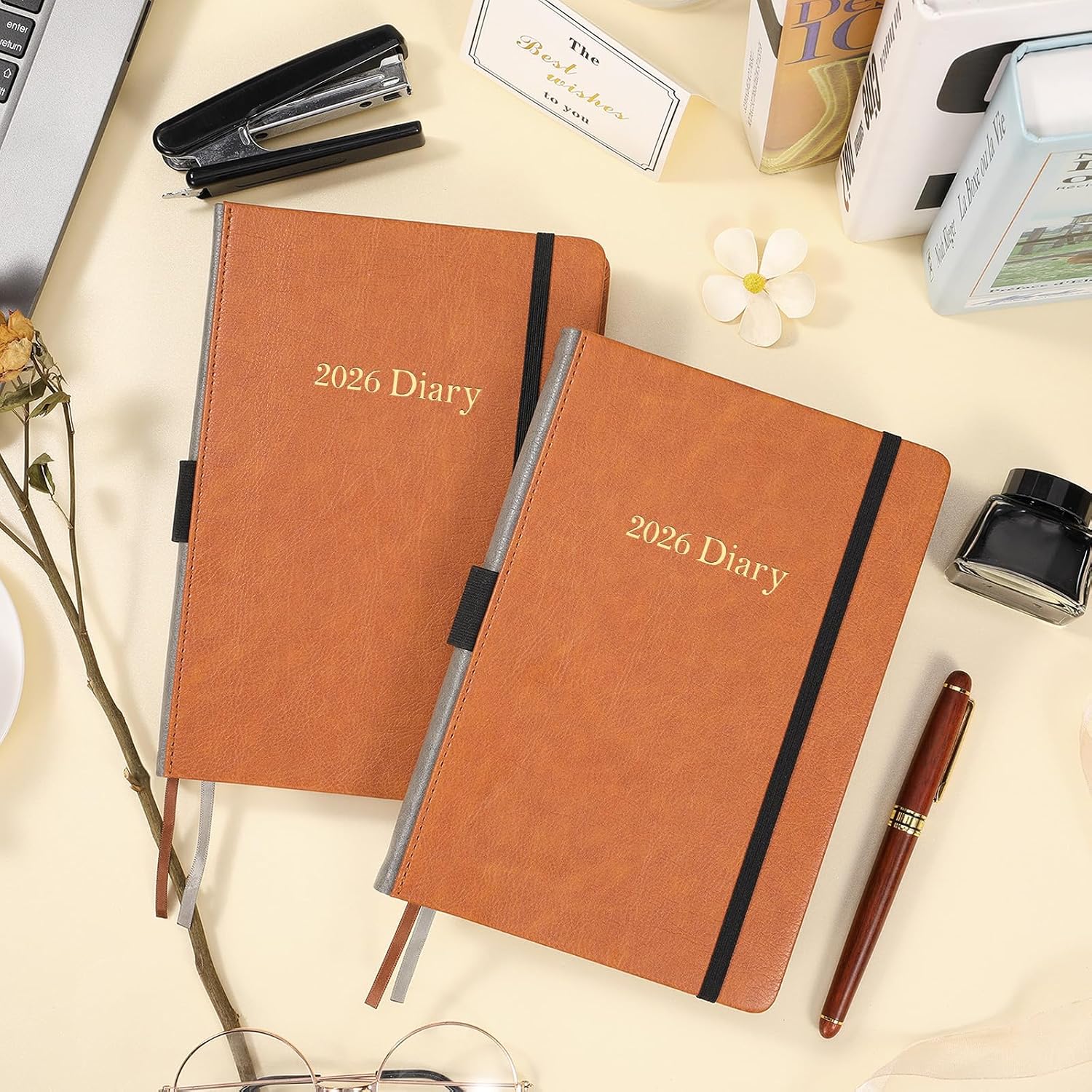 Thumbnail 5 de Diary 2026 A5 day‑per‑page planner, 14.8×21.4cm 📔