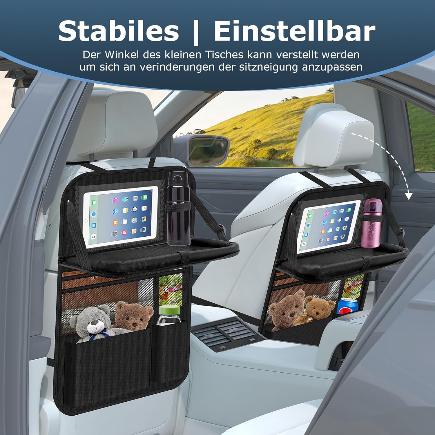 Thumbnail 6 de Oneyus Auto Organizer Rücksitz-Organizer 1 Tablet Tasche
