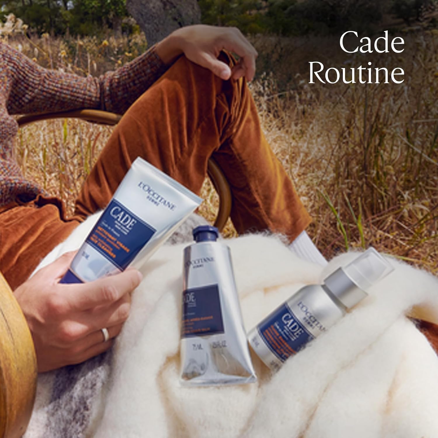 Thumbnail 3 de L’Occitane Homme Cade Face Cleanser (150ml) – Cleanser for Men with aromatic woody scent